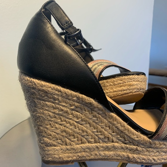 Glitter wedge heels - Picture 3 of 4